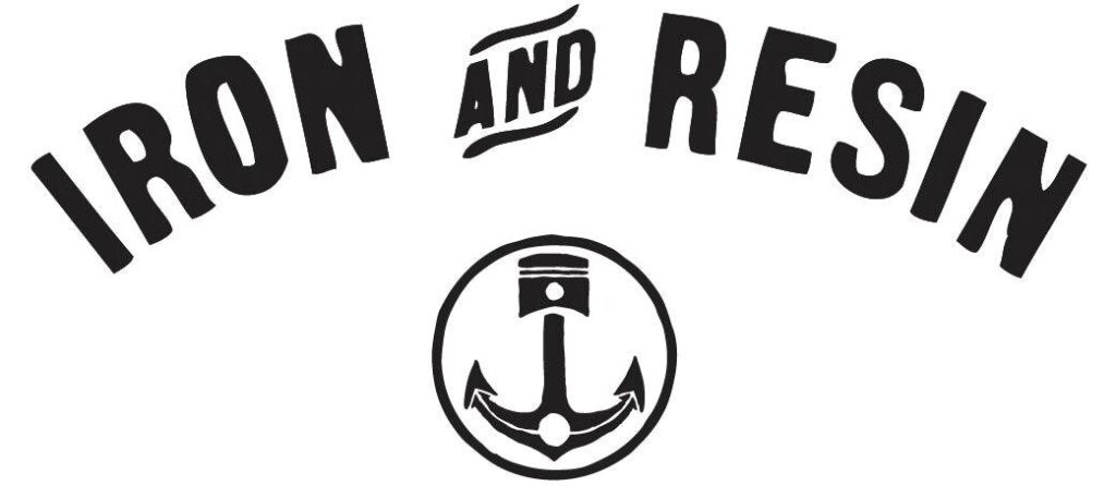 logo iron and resin